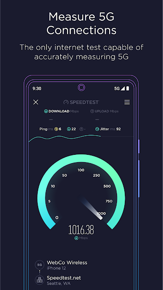 تحميل برنامج SpeedTest By Ookla مهكر سبيد تست لقياس سرعة الإنترنت للاندرويد والايفون 2024 اخر اصدار مجانا