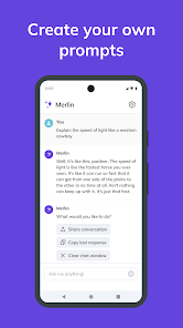 تحميل تطبيق Merlin AI دردشة الذكاء الاصطناعي للاندرويد والايفون 2024 اخر اصدار مجانا