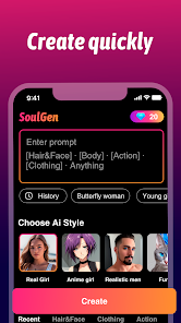 تحميل تطبيق Soulgen Ai مولد الصور بالذكاء الاصطناعي للاندرويد والايفون 2024 اخر اصدار مجانا