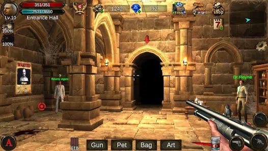 تحميل لعبة Dungeon Shooter Dark Temple مهكرة للاندرويد 2024 اخر اصدار مجانا