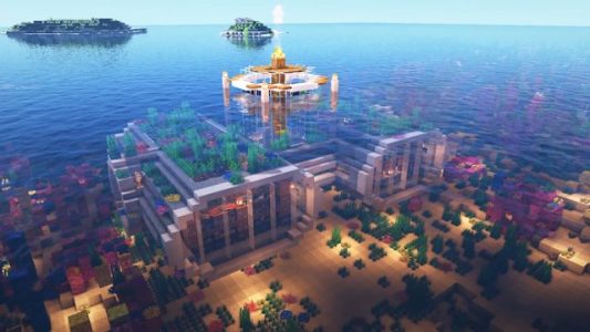 كيفية بناء منزل تحت الماء في ماين كرافت 2024 اخر اصدار مجانا (Minecraft)