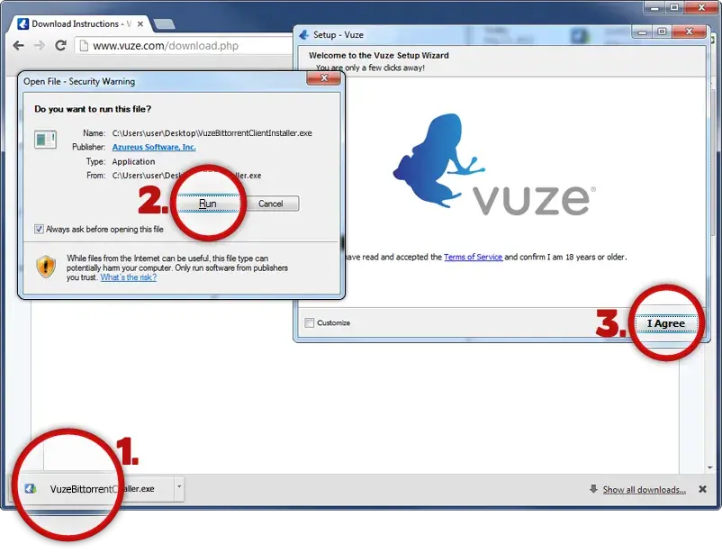تحميل برنامج Vuze Torrent 2024 للبحث و تحميل ملفات من التورنت