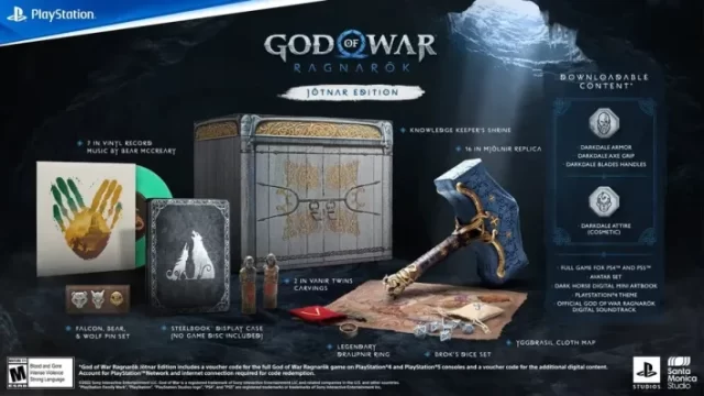 سعر لعبة God of War Ragnarok نسخة Jötnar قد يعادل نصف سعر PS5