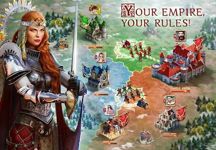 تحميل لعبة حرب الملوك ثرون Throne Kingdom at War 2024 اخر اصدار مجانا