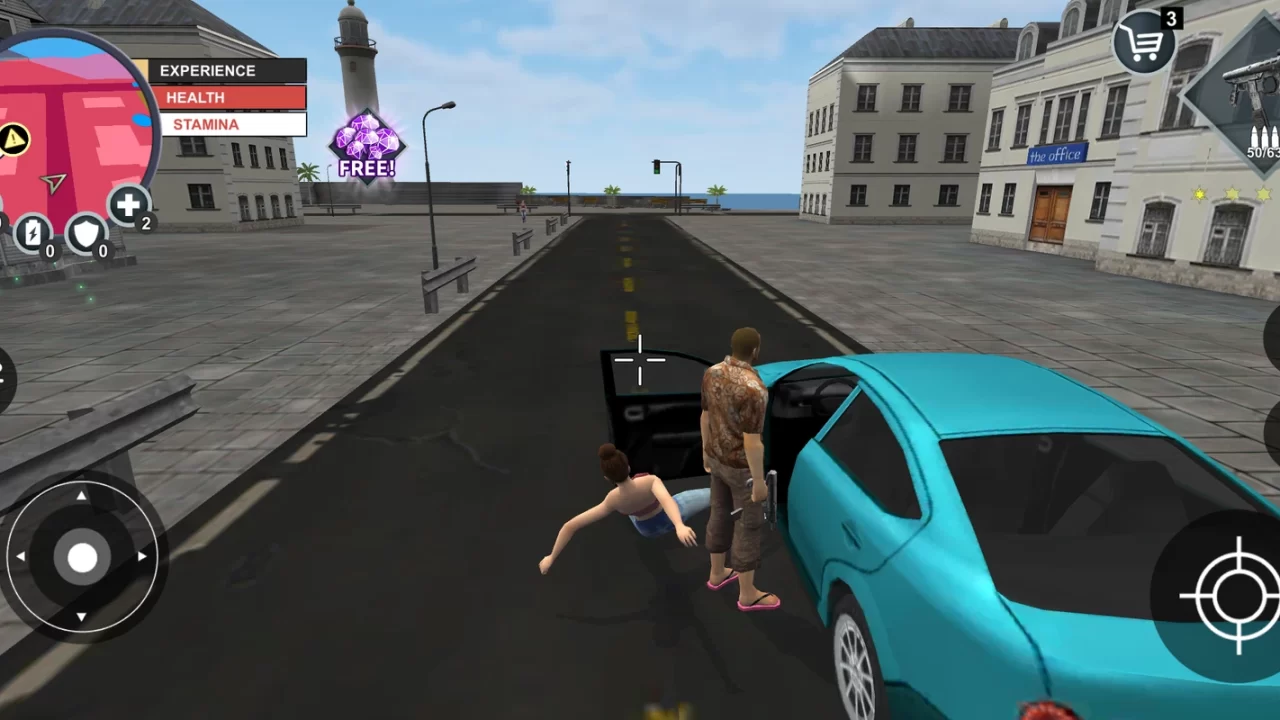 تحميل لعبة GTA 5 Miami Crime Simulator 3D Apk للاندرويد والايفون اخر اصدار مجانا