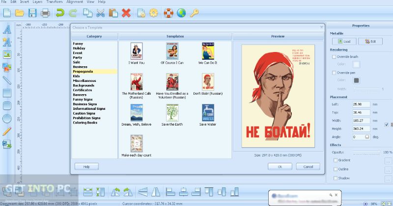 تحميل برنامج تصميم البوسترات 2024 RonyaSoft Poster Designer للكمبيوتر مجانا