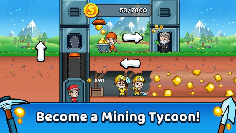 تحميل لعبة Idle Miner Tycoon مهكرة للاندرويد والايفون 2024 اخر اصدار مجانا