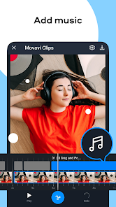 تحميل تطبيق Movavi Clips Apk مهكر 2024 لتحرير ومونتاج الفيديو للاندرويد والايفون اخر اصدار مجانا