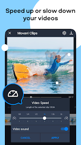 تحميل تطبيق Movavi Clips Apk مهكر 2024 لتحرير ومونتاج الفيديو للاندرويد والايفون اخر اصدار مجانا