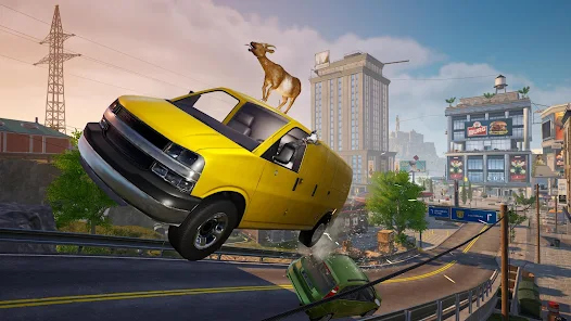 تحميل لعبة Goat Simulator 3 مهكرة للاندرويد والايفون 2024 اخر اصدار مجانا