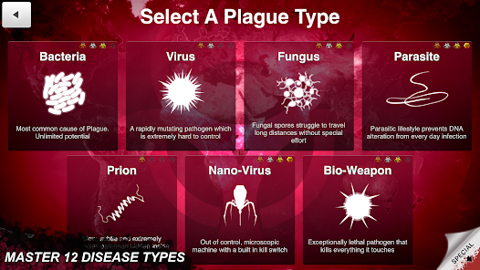 تحميل لعبة Plague Inc Apk مهكرة للاندرويد والايفون 2024 اخر اصدار مجانا