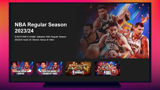 تحميل تطبيق Vidio TV لمشاهدة المباريات والافلام والمسلسلات للاندرويد والايفون 2024 اخر اصدار مجانا
