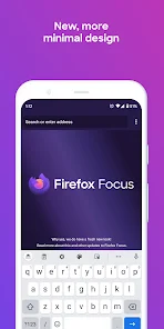 تحميل تطبيق Firefox Focus مهكر للاندرويد والايفون 2024 اخر اصدار مجانا