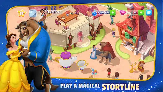 تحميل لعبة Disney Magic Kingdoms مهكرة للاندرويد والايفون 2024 اخر اصدار مجانا
