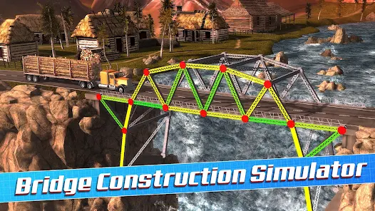 تحميل لعبة Bridge Construction Simulator للاندرويد والايفون 2024 اخر اصدار مجانا
