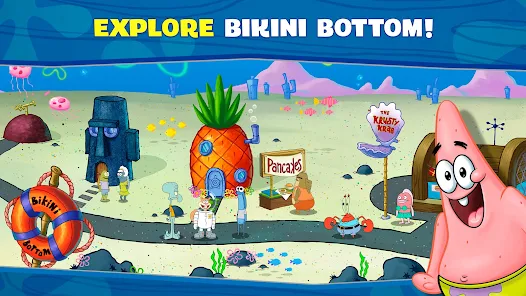 تحميل لعبة سبونج بوب SpongeBob: Krusty Cook-Off للاندرويد والايفون 2024 اخر اصدار مجانا