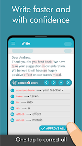 تحميل تطبيق Ginger Writer للكتابة والترجمة بالذكاء الاصطناعي للاندرويد والايفون 2024 اخر اصدار مجانا