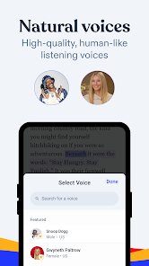 تحميل تطبيق Speechify Text to Speech voice تحويل النص إلى كلام للاندرويد والايفون 2024 اخر اصدار مجانا