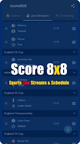 تحميل تطبيق Score808 Apk لمشاهدة المباريات للاندرويد 2024 اخر اصدار مجانا