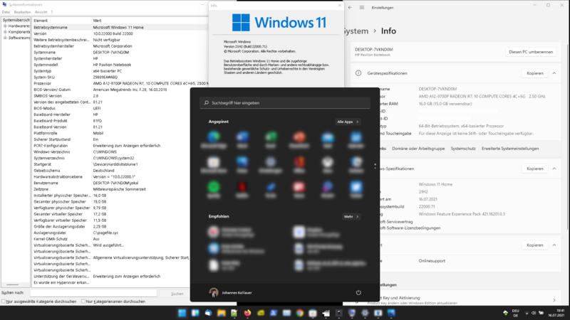 متطلبات تشغيل ويندوز 11 Windows 11