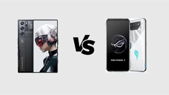 مقارنة شاملة بين هاتفي الألعاب Asus ROG Phone 8 و Red Magic 9 Pro