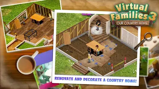 تنزيل لعبة Virtual Families 3 Apk مهكرة للاندرويد والايفون 2024 اخر اصدار مجانا