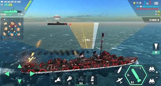 تحميل لعبة Battle of Warships Apk مهكرة للاندرويد والايفون 2024 اخر اصدار مجانا