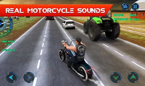 تحميل لعبة Moto Traffic Race مهكرة للاندرويد والايفون 2024 اخر اصدار مجانا