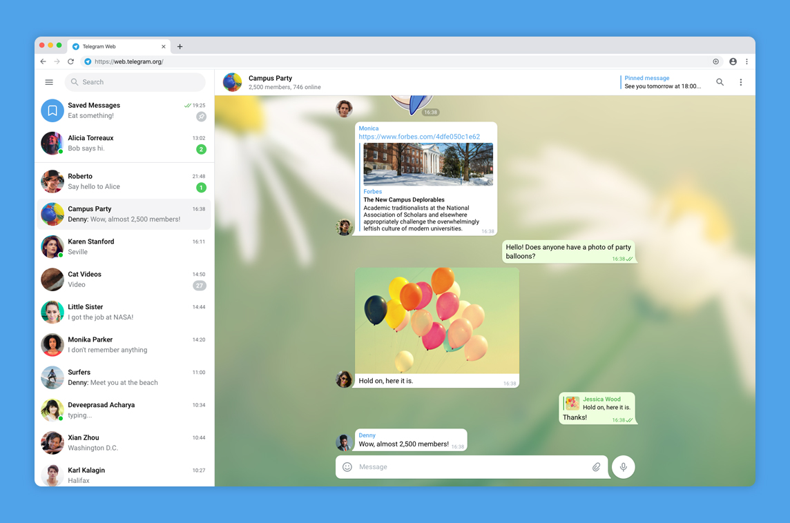 تحميل تليجرام ويب Telegram Web 2024 للكمبيوتر والموبايل مجانا