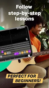 تحميل تطبيق Yousician: Learn Guitar & Bass للاندرويد والايفون 2024 اخر اصدار مجانا