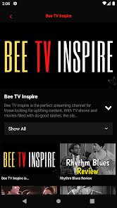 تحميل تطبيق BEE TV Network _ Inspired TV للاندرويد والايفون 2024 اخر اصدار مجانا