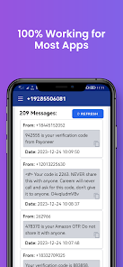 تحميل تطبيق US Phone Number: SMS & Call للاندرويد والايفون 2024 اخر اصدار مجانا