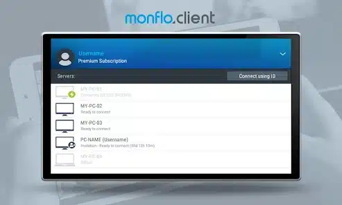تحميل تطبيق Monflo - Remote PC Access للاندرويد والايفون 2024 اخر اصدار مجانا