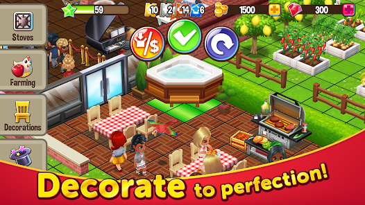 تحميل لعبة Food Street – Restaurant Game للاندرويد والايفون 2024 اخر اصدار مجانا