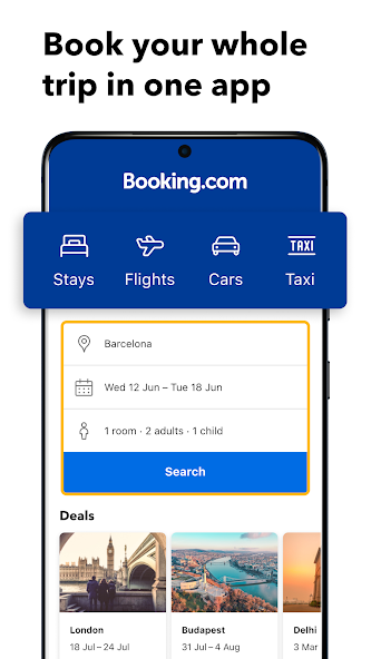 تحميل تطبيق بوكينج Booking.com Apk لحجز الفنادق للاندرويد والايفون 2024 اخر اصدار مجانا