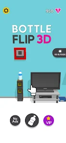 تحميل لعبة Bottle Flip 3D مهكرة للاندرويد والايفون 2024 اخر اصدار مجانا