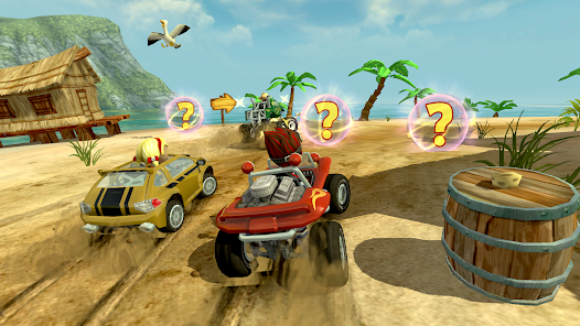 تحميل لعبة Beach Buggy Racing مهكرة للاندرويد والايفون 2024 اخر اصدار مجانا