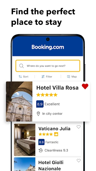تحميل تطبيق بوكينج Booking.com Apk لحجز الفنادق للاندرويد والايفون 2024 اخر اصدار مجانا