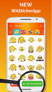 تحميل تطبيق Big Emoji WASticker للاندرويد والايفون 2024 اخر اصدار مجانا