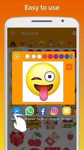 تحميل تطبيق Big Emoji WASticker للاندرويد والايفون 2024 اخر اصدار مجانا