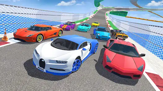 تحميل لعبة GT Car Stunts 3D مهكرة للاندرويد والايفون 2024 اخر اصدار مجانا