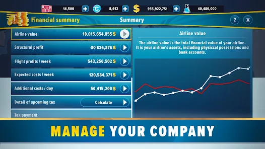 تحميل لعبة Airlines Manager مهكرة للاندرويد والايفون 2024 اخر اصدار مجانا