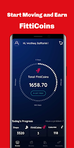 تحميل برنامج فيتي كوين FittiCoin لربح المال عبر المشي من البنك العربي 2024 اخر اصدار مجانا