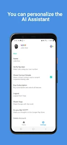 تحميل تطبيق VOYP للتواصل مع الآخرين بدون التحدث بالذكاء الاصطناعي 2024 اخر اصدار مجانا