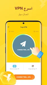 تحميل برنامج يوجا في بي ان Yoga VPN Apk مهكرللاندرويد والايفون 2024 اخر تحديث مجانا