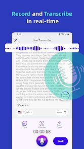 تحميل برنامج Speech To Text:live transcribe لتحويل الكلام إلى نص للاندرويد 2024 اخر اصدار مجانا