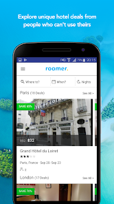 تحميل تطبيق رومر Roomer Travel Apk لحجز الفنادق والسفر للاندرويد والايفون 2024 اخر اصدار مجانا