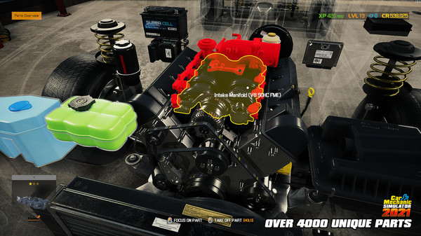 تحميل لعبة Car Mechanic Simulator 2021 للكمبيوتر كاملة مجانا