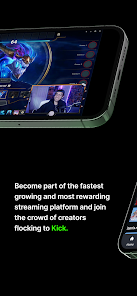 تحميل برنامج كيك لايف Kick: Live Streaming بث مباشر للألعاب للاندرويد والايفون 2024 اخر اصدار مجانا