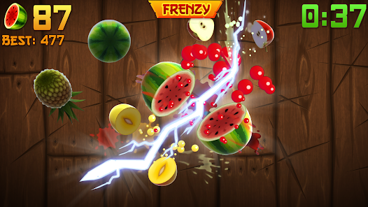 تحميل لعبة تقطيع الفواكه Fruit Ninja مهكرة للاندرويد والايفون 2024 اخر اصدار مجانا